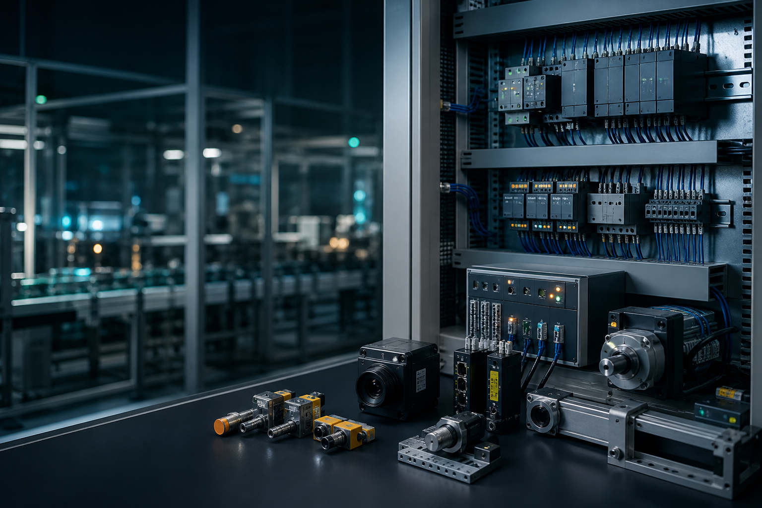 Modern automated electronics manufacturing line